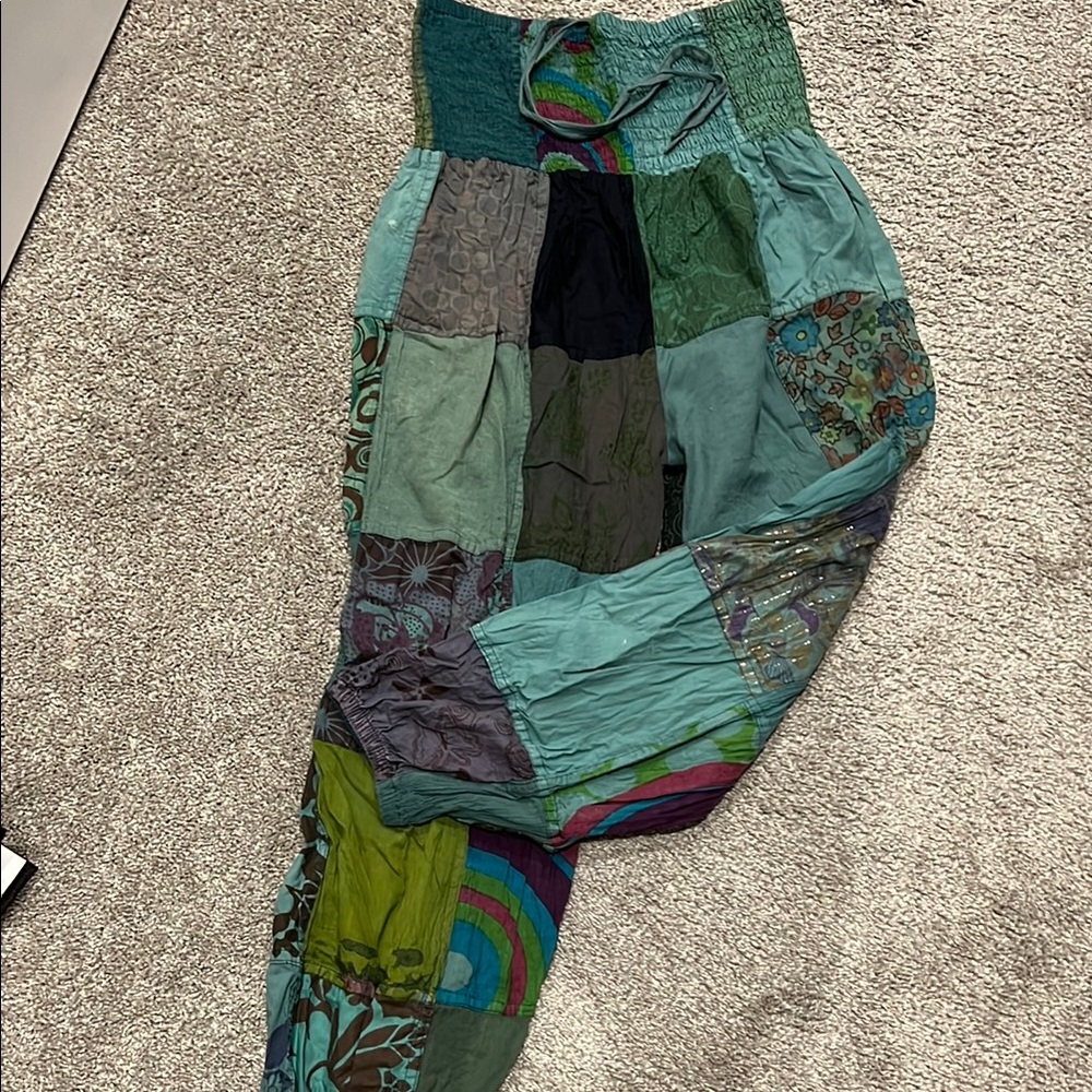 Kathmandu Multicolor Patchwork Pants